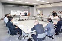 【写真】　仙石線や野蒜駅の復興方針を調整した会議